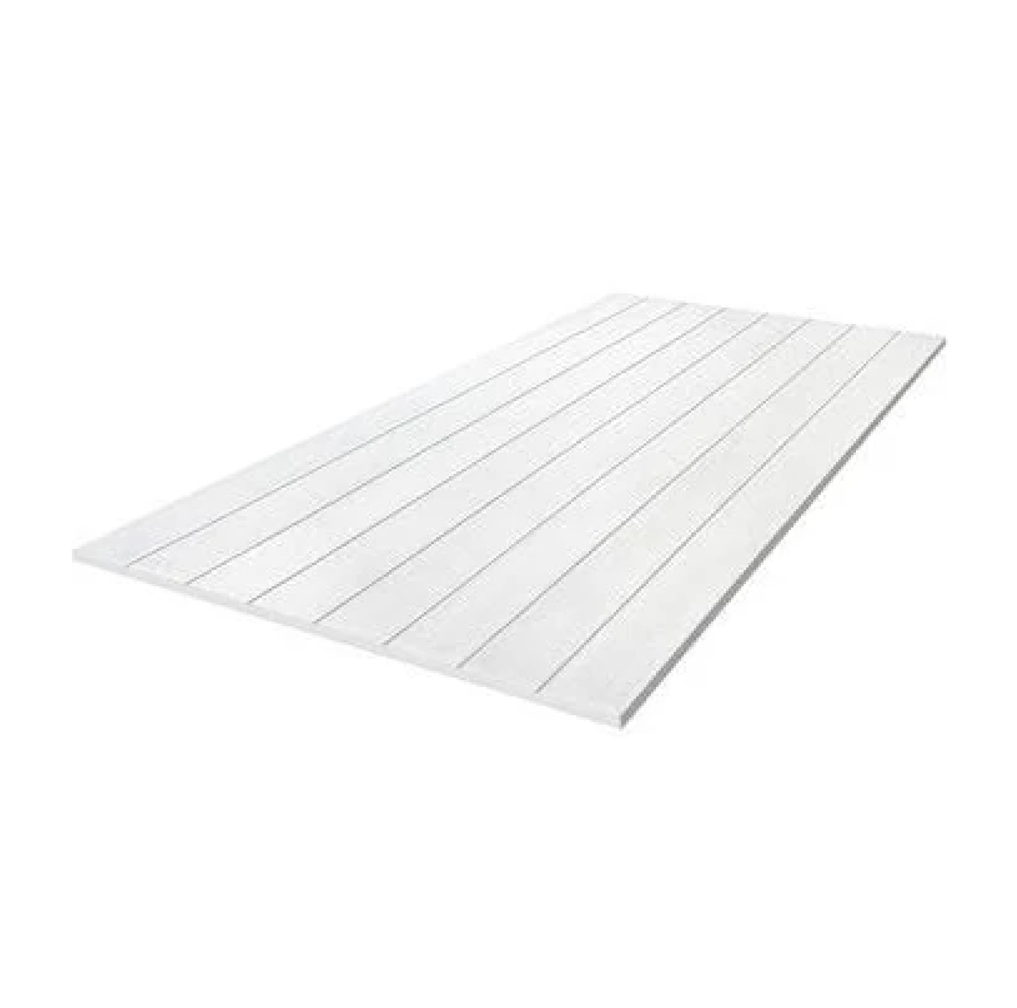 แผ่นพื้น เฌอร่า รุ่น เซาะร่องวี 6 ลายเสี้ยน ขนาด 120 x 240 x 1.6 ซม. สีธรรมชาติ