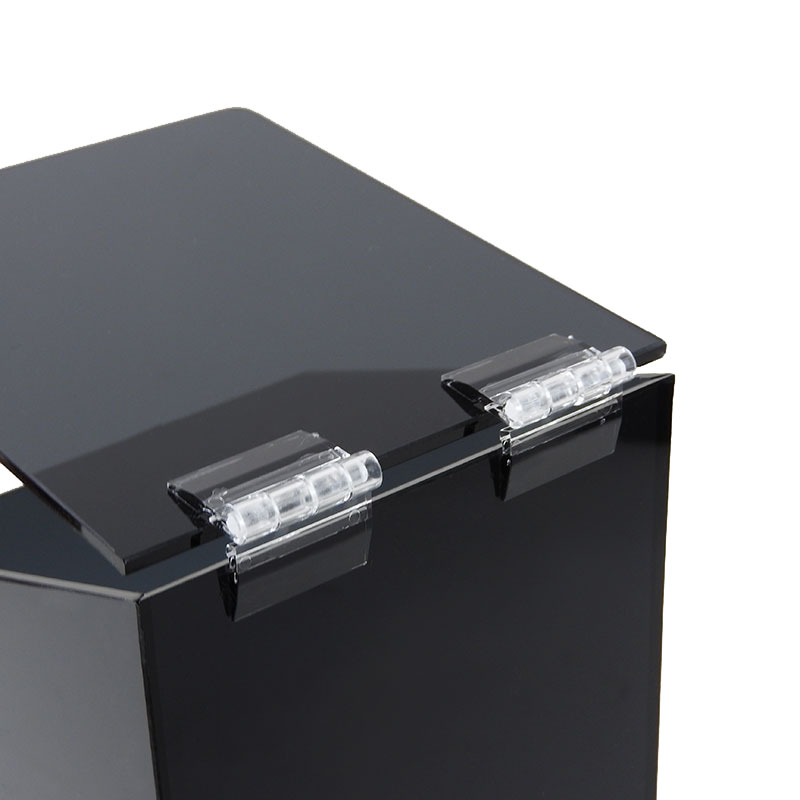 ที่ใส่หลอด กล่องจ่ายหลอด อะคริลิค ทรงสูง