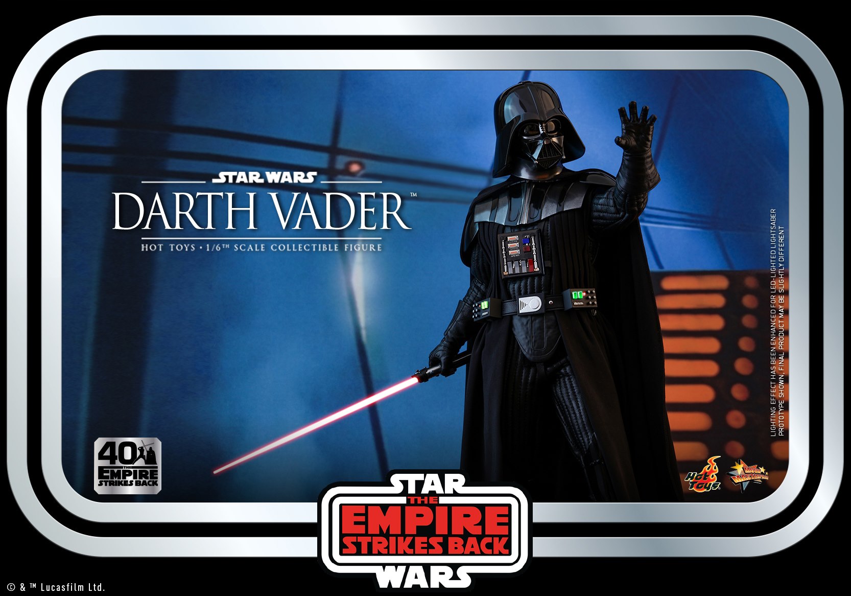Hot Toys MMS572 Star Wars The Empire Strikes Back™ 1/6 Darth Vader™ (The Empire Strikes Back 40th Anniversary Collection)