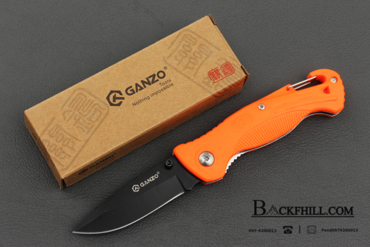 มีดพับ Ganzo กานโซ่ รุ่น G611 - OR / 420 Steel / ของแท้ 100%