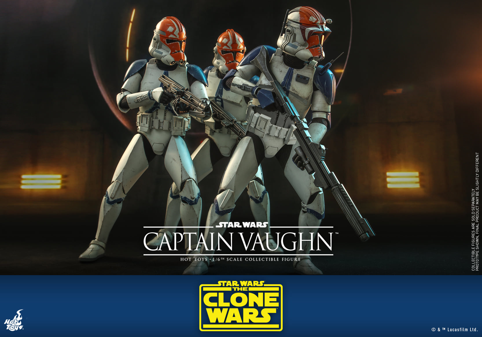 Hot Toys TMS065 1/6 Star Wars: The Clone Wars™ - Captain Vaughn™