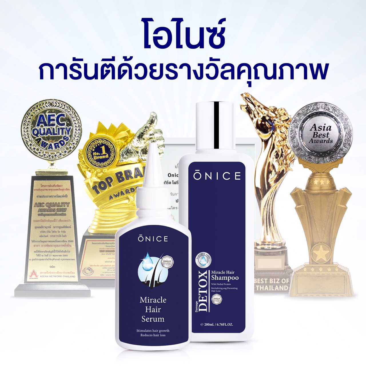 เซต 1 แถม 2 ดูแลจบครบเรื่องผม ร่วง บาง ล้าน ฟื้นฟูผมเส้นผม (เซรั่มใหญ่ 35ml)