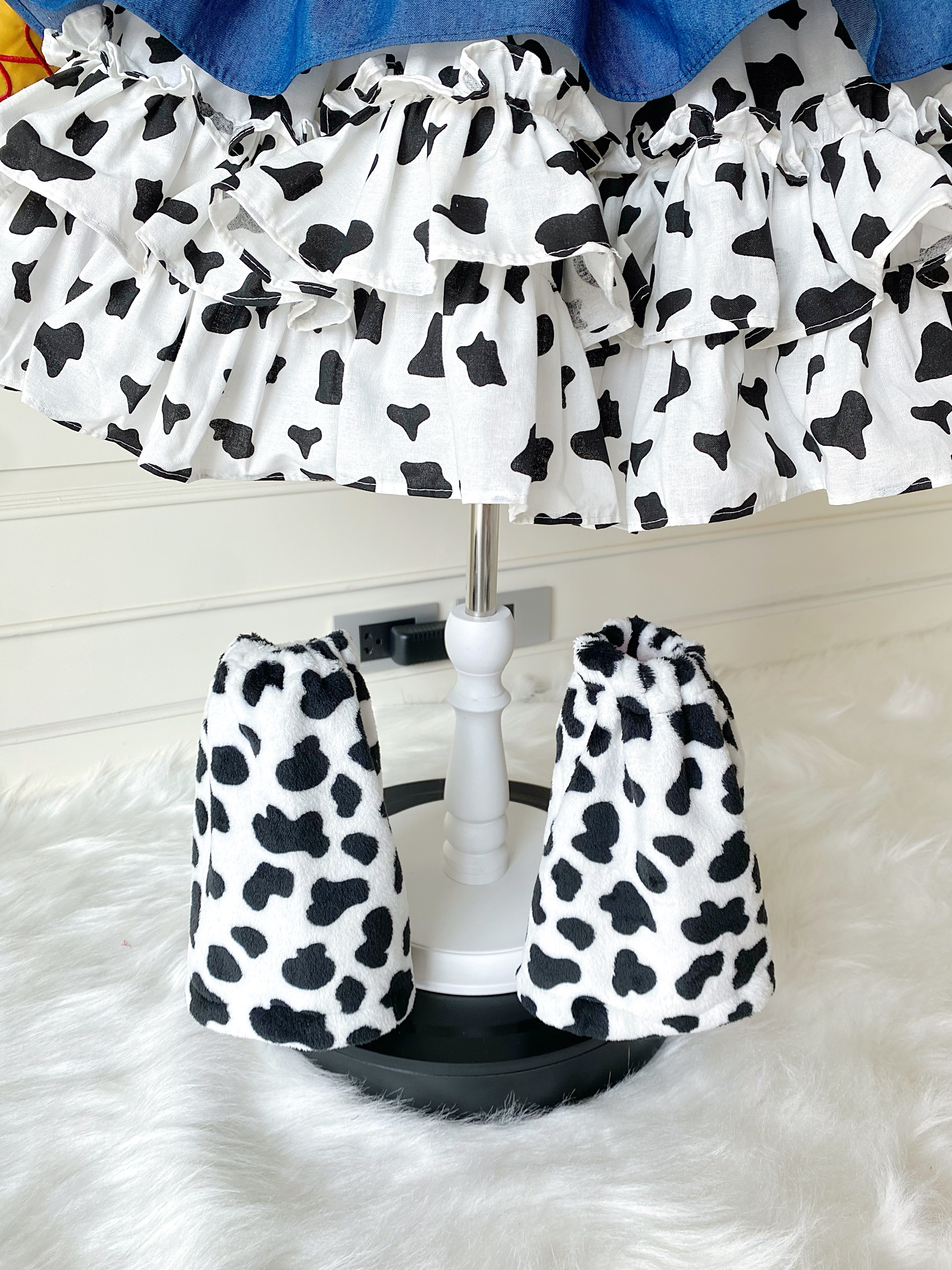 (เซต 4 ชิ้น) ชุดคอสเพลย์งานไฮพรีเมี่ยม เจสซี่ Jessie (Toy Story) ครบเซต (ชุด+เข็มขัด+หมวก+ปลอกขา)