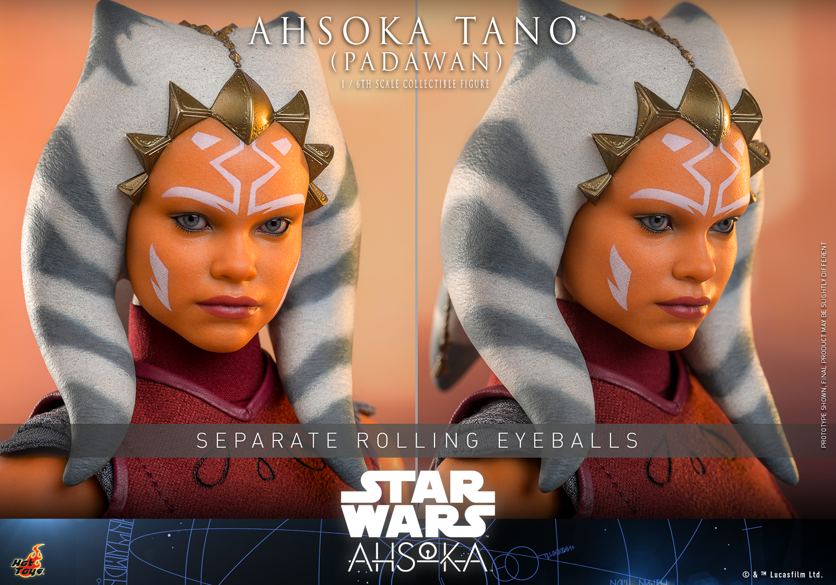 Hot Toys TMS123 1/6 Star Wars: Ahsoka™ - Ahsoka Tano™ (Padawan)