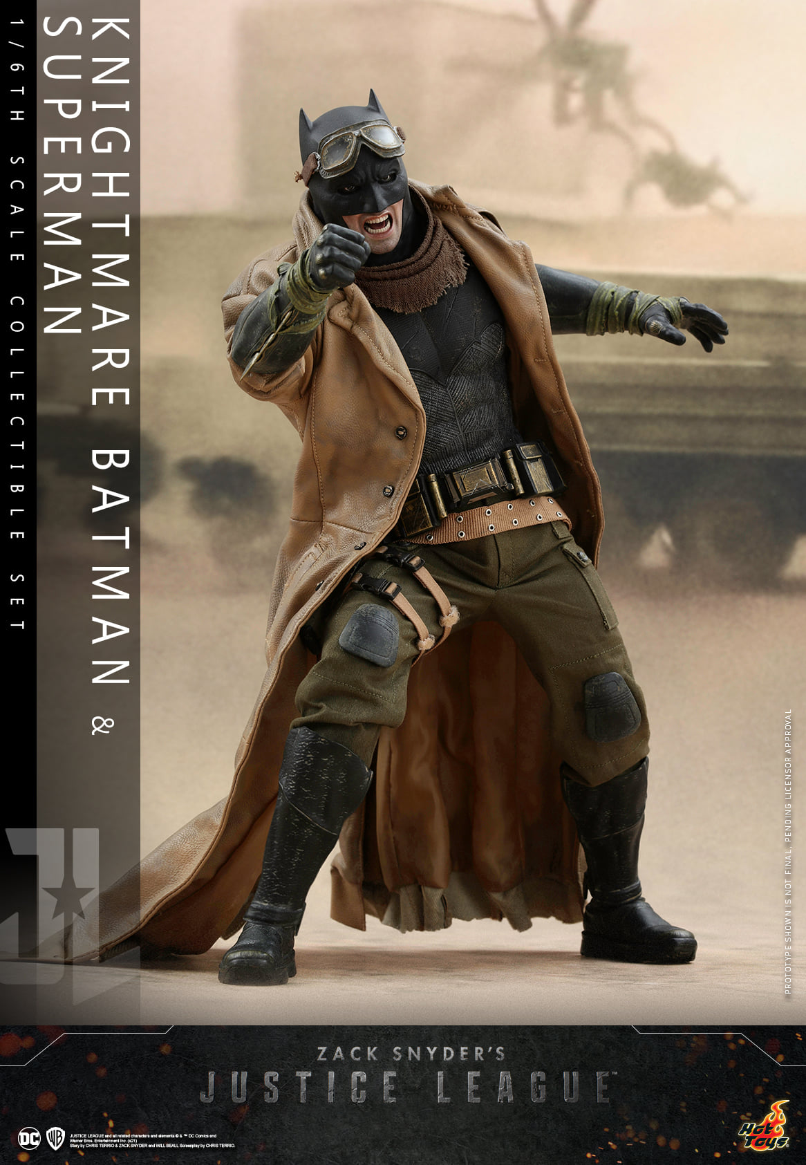 Hot Toys TMS038 1/6 Zack Snyder's Justice League - Knightmare Batman and Superman