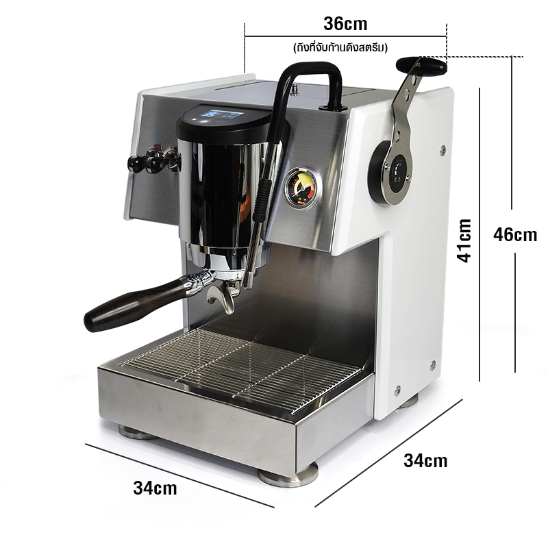 APRESSO AURORA Professional coffee maker 1 brew head- 540CC boiler-semi-expanded saturated brew head