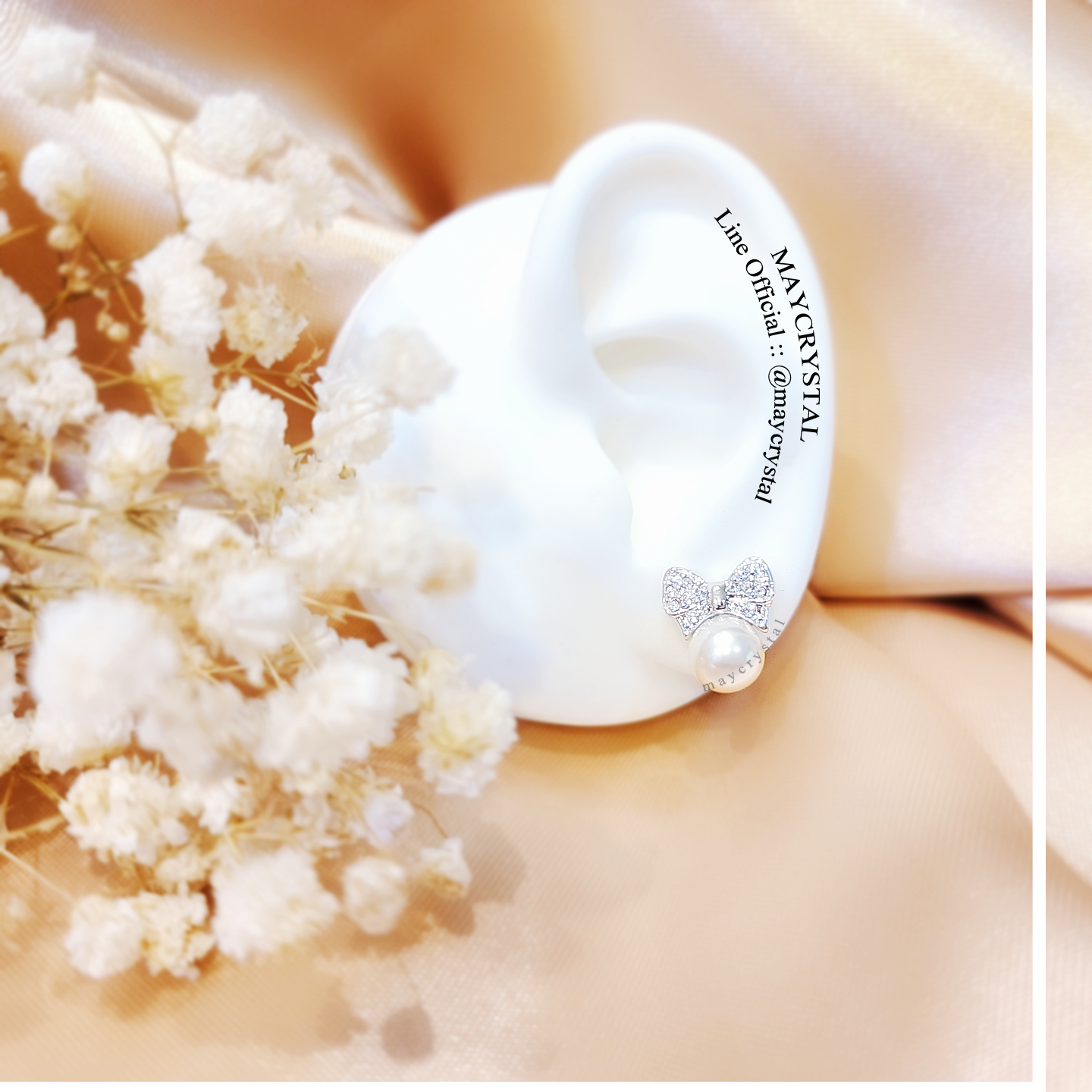 SALE ต่างหู ประดับเรือนคริสตัลจากยุโรป (Embellished with Crystals from Austria)