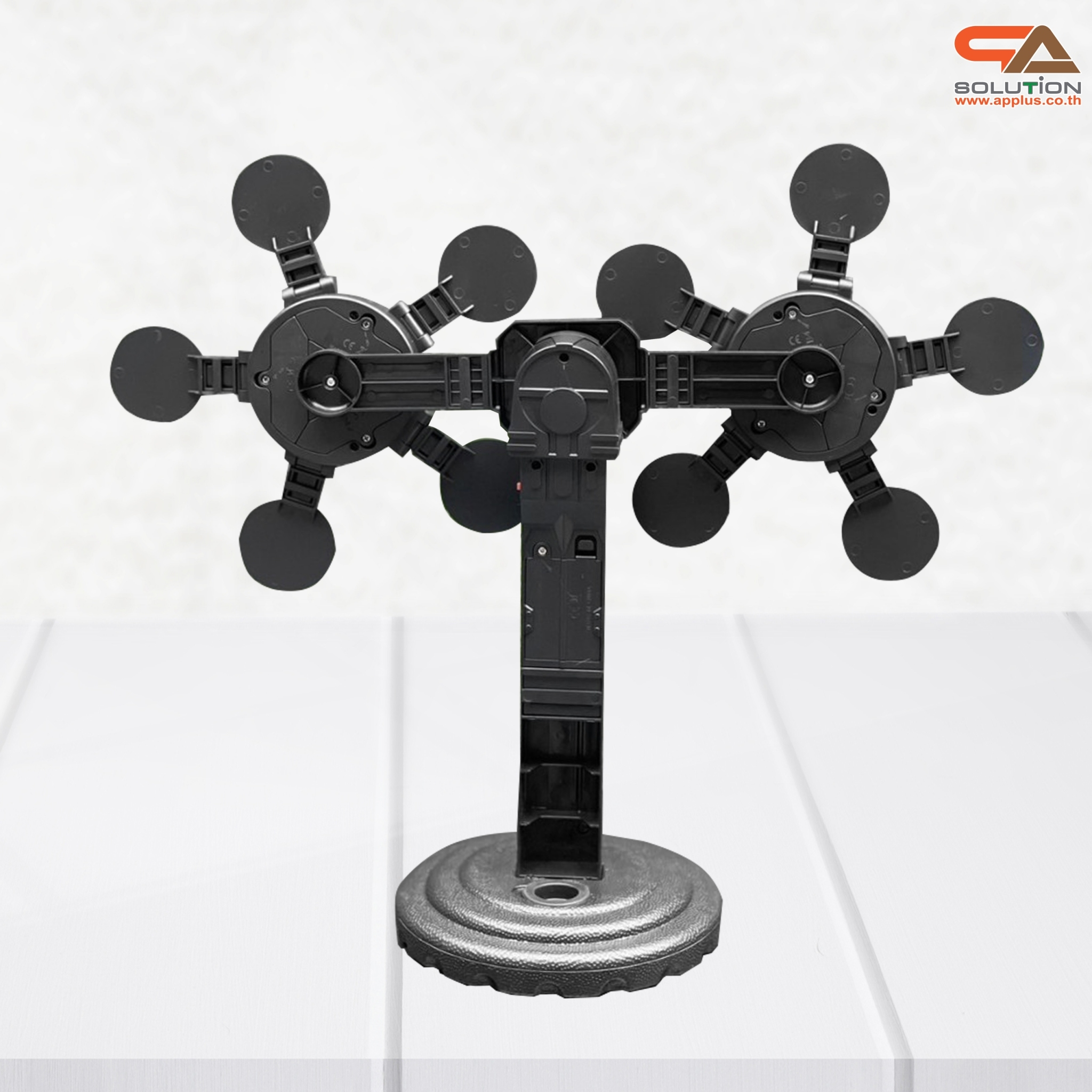 เกมส์ยิงเป้าหมุน เป้าหมุน 360 องศา จำนวน 10 เป้า จอ LED นับคะแนน พร้อมปืนกระสุนโฟม 1 ชุด