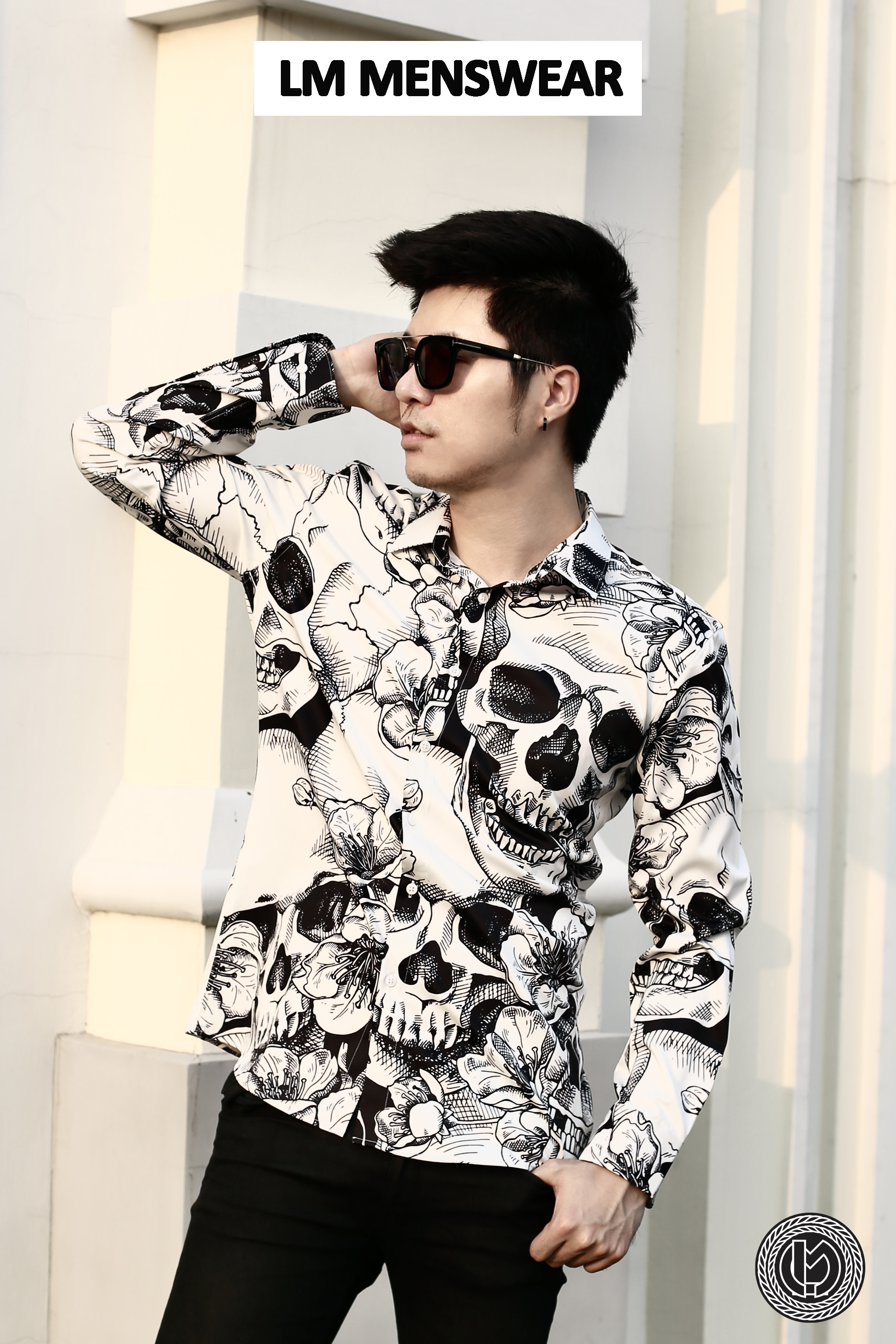 Skull Patterned Shirt