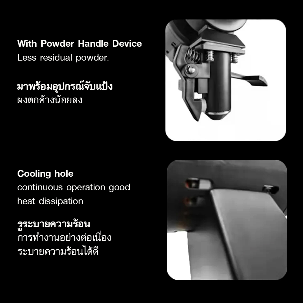 เครื่องบด APRESSO S เฟืองบด 90 mm.