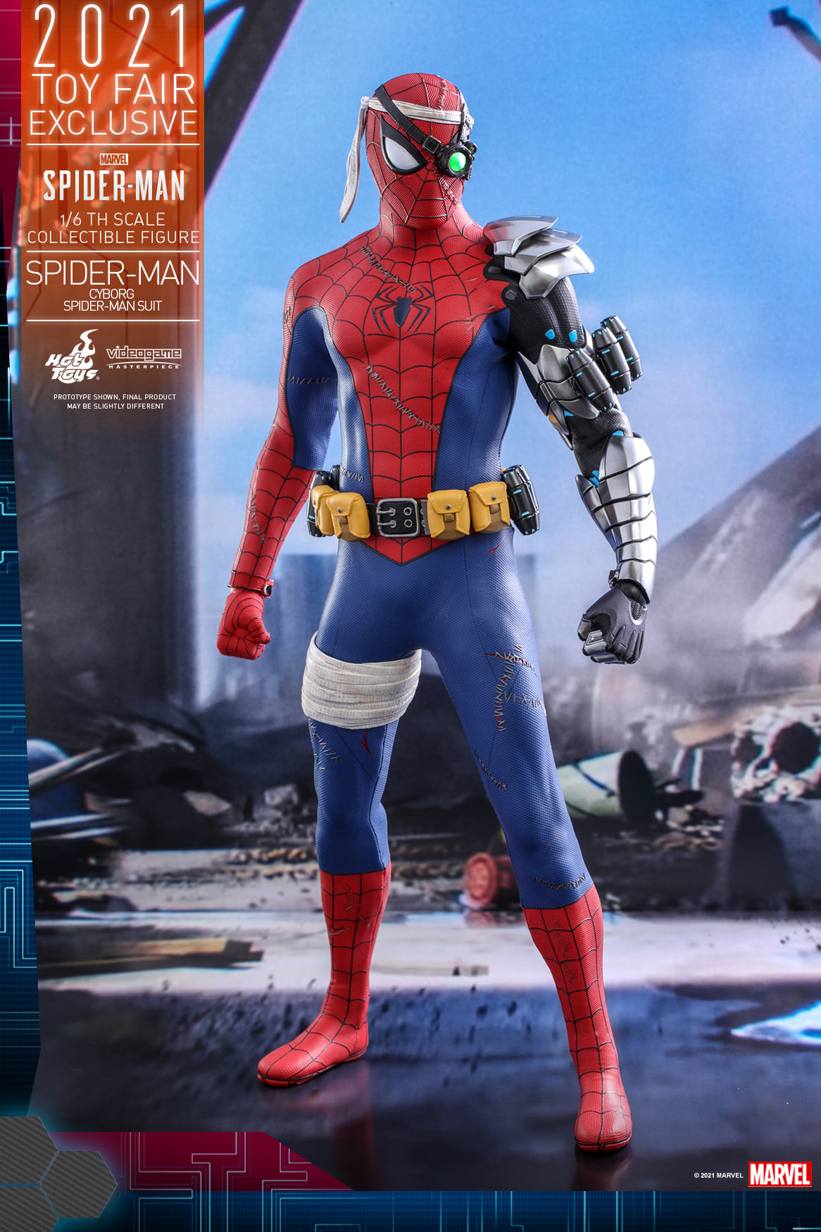 Hot Toys VGM51 1/6 Marvel's Spider-Man - Spider-Man (Cyborg Spider-Man Suit) [Toy Fair Exclusive 2021]