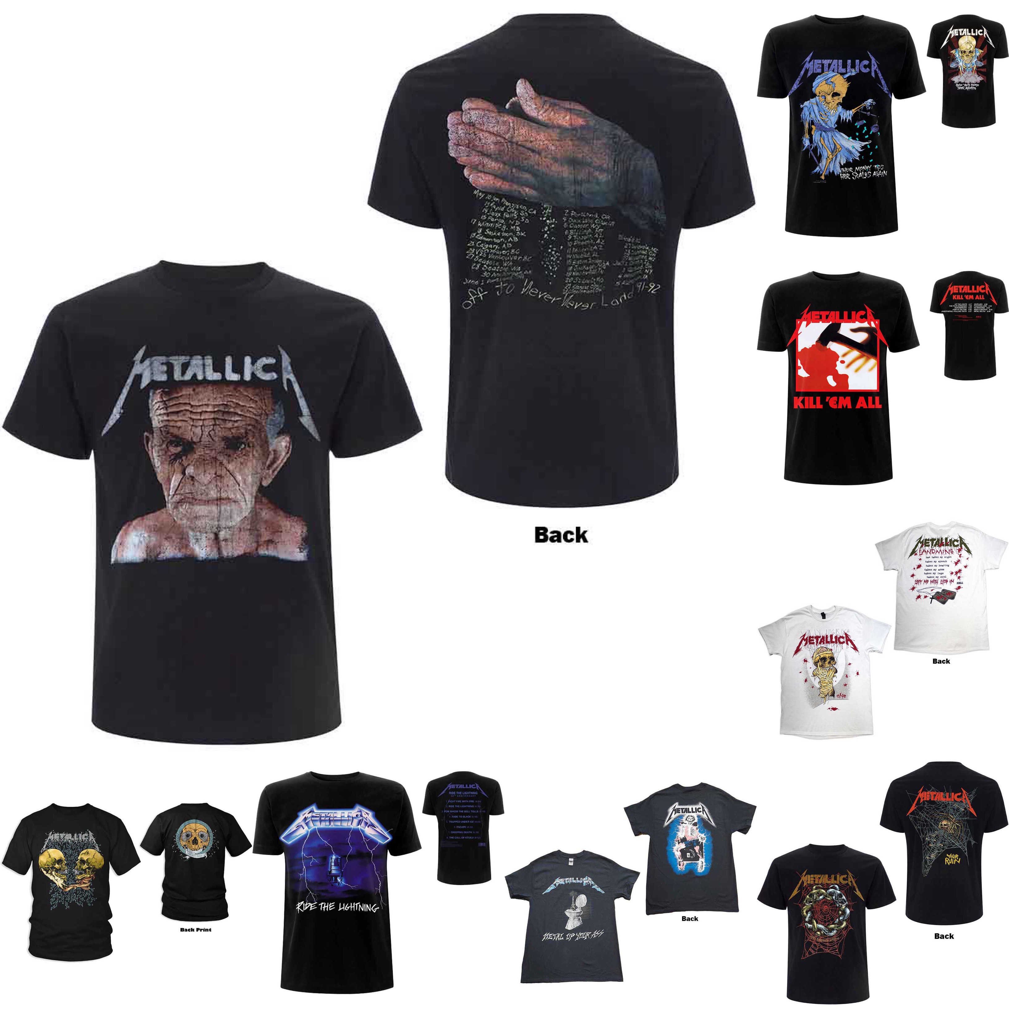 [PREORDER] เสื้อวง METALLICA T-SHIRT ลิขสิทธิ์แท้ UK รวมลายสุดฮิต