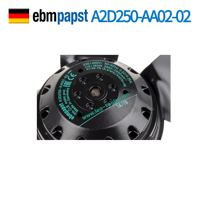 EBM-PAPST A2D250-AA06-84 AC Fans AC AXIAL Fan