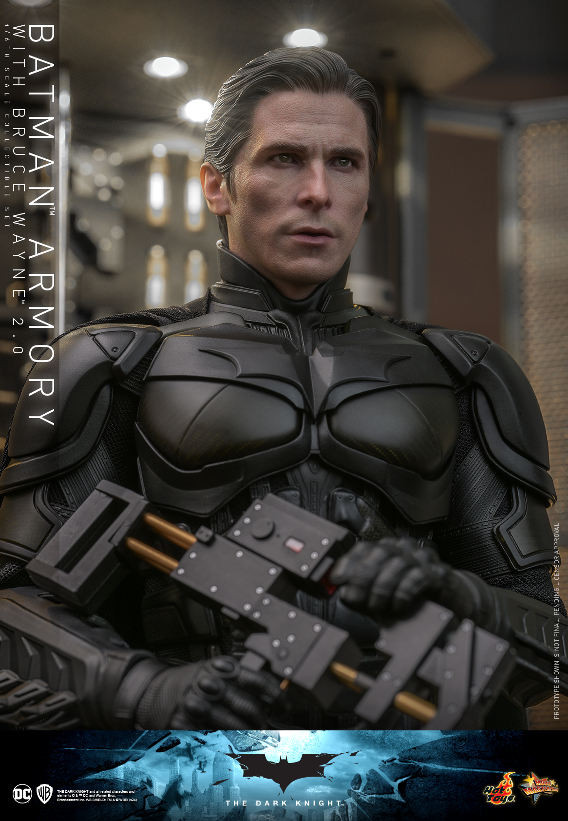 Hot Toys MMS750 The Dark Knight - Batman Armory with Bruce Wayne (2.0)