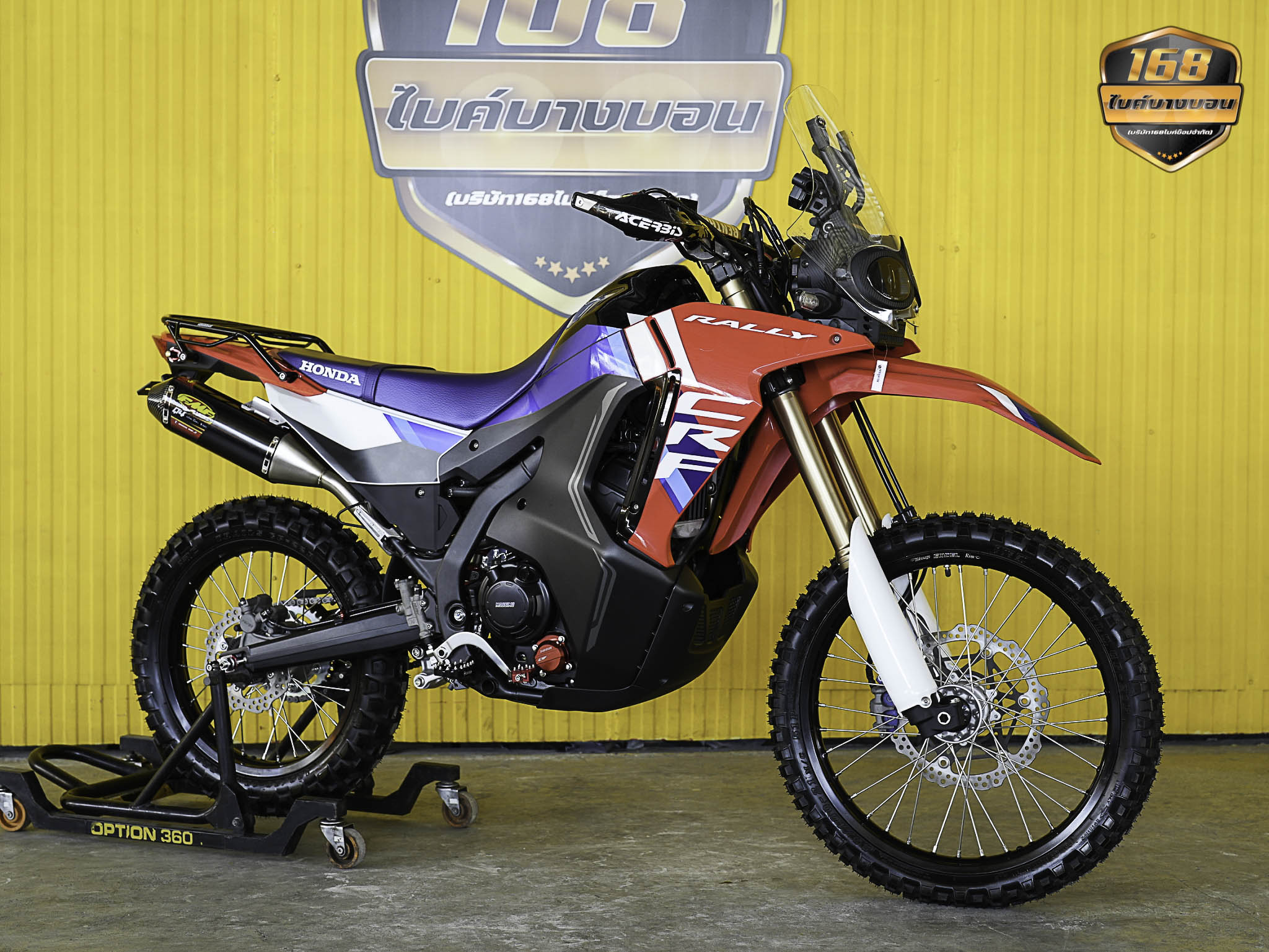 Honda CRF300 RALLY 2025 (รถป้ายเเดงเเต่งให้ครบ สด-ผ่อน )
