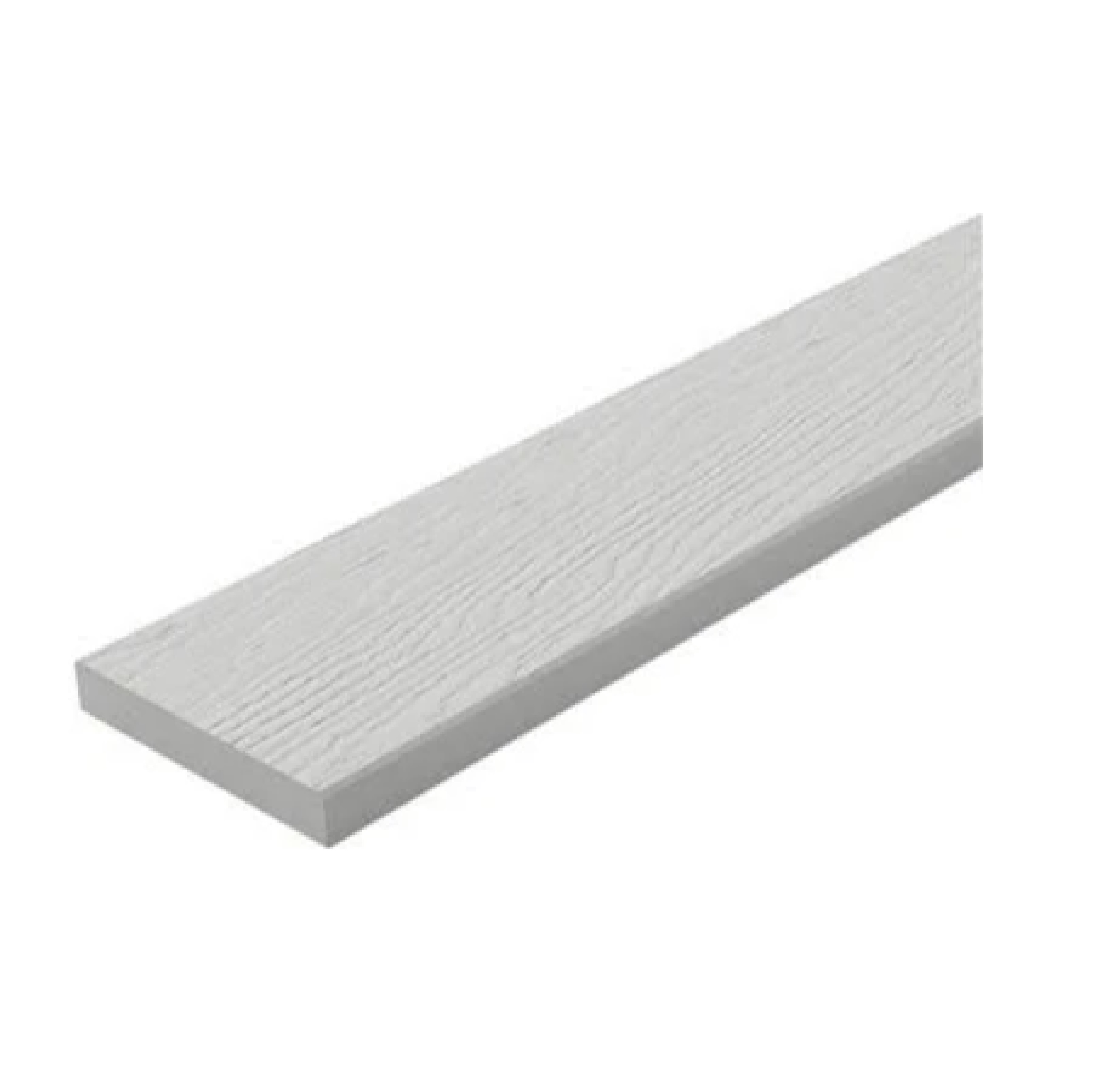 ไม้ระแนง ลายเสี้ยน ขอบวี ห้าห่วง ขนาด 7.5 x 300 x 0.8 ซม. สีธรรมชาติ