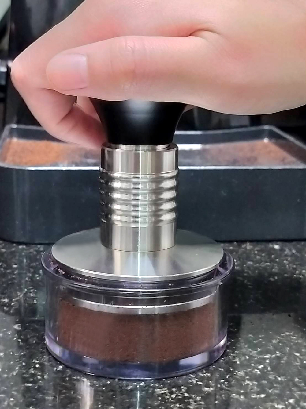 Coffee Dosing Cup Transparent 58 MM.