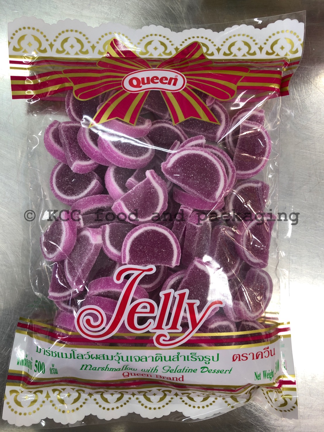 ควีน - เยลลี่แฟนซีฟรุ๊ตตี้ กลิ่นองุ่น (500 g.)