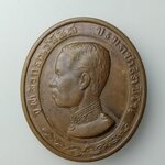 H505 เหรียญทรงยินดี ร.5 เสาร์ห้าหลวงพ่อผล วัดดักคะนน จ.ชัยนาท ปี36