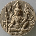 A041 พระพรหมหลังยันต์ใบพัด ไม่ทราบที่