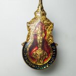 G296 เข็มกลัด สมเด็จพระนเรศวรมหาราช วัดพรหมสุวรรณสามัคคี ปี2527