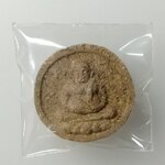 H432 พระสังกัจจาย พิมพ์จันทร์ลอย เนื้อผงยา หลังยันต์ห้า ไม่ทราบที่