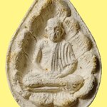 H553 พระผงหยดน้ำ หลวงพ่อเกษม เขมโก 81 ปี 2535 จ.ลำปาง