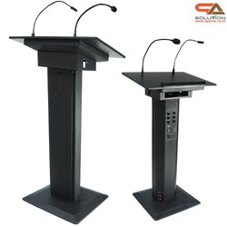 โพเดียมพร้อมไมค์ MI-01 ขนาด (W)58 X (L)46 X (H)111 cm. พร้อมไมค์ก้าน1ชุดพร้อมโคมไฟส่องสว่าง มีลำโพงในตัว