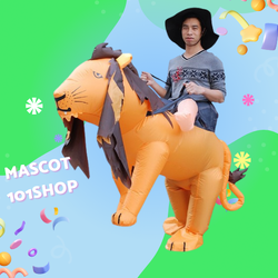 ชุดสิงโตเป่าลม ชุดมาสคอตสิงโต
