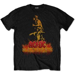 AC/DC Unisex T-Shirt: Bonfire BLACK