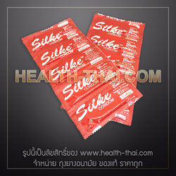 10 ชิ้น (2 แผง) - Silke ถุงยางอนามัย ซิลค์ ถุงยาง ราคาถูก ผิวเรียบ ขนาด 49 มม.