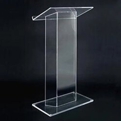 เช่าโพเดียมอะคริลิคใส PD-MS-01 ขนาด 60x40x119 cm. พร้อมบริการรับ-ส่ง กทมฯและปริมณฑล