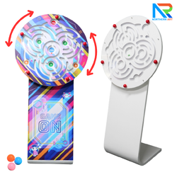 เช่าเกมส์เขาวงกตตั้งพื้น ขนาดวงล้อ 80 cm. พร้อมลูกแก้วคละสี 3 ลูก