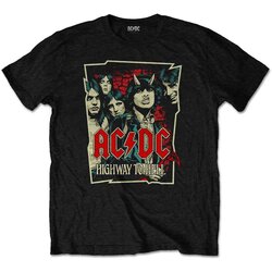 AC/DC Unisex T-Shirt: High Voltage Vintage BLACK