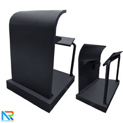 โพเดียมรปภ. เหล็กรุ่น GR-02 ขนาด (W) 85 x (L) 85 (H) 135 ซม. แข็งแรง ทนทาน ( สั่งผลิตสีที่ต้องการได้ )