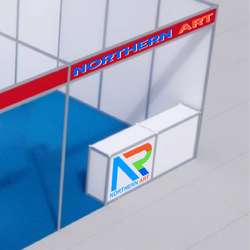 เช่าเคาน์เตอร์อะลูมิเนียม ขนาด (W)103 x (L)40 x (H)80 cm. ถอดประกอบได้