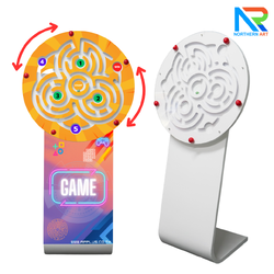 เกมส์เขาวงกตตั้งพื้น ขนาดวงล้อ 80 cm. พร้อมลูกแก้ว 3 ลูก