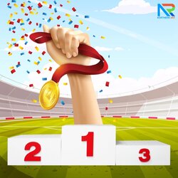 เช่าแท่นยืนรับรางวัล 1-2-3 ขนาด (W)210 x (D)50 x (H)50 cm. โครงเหล็ก ทำสีขาว พร้อมตัวเลข 1-2-3 (สั่งทำสีตามความต้องการได้)