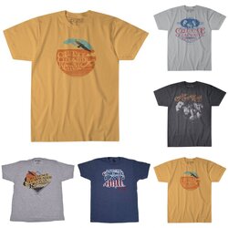 🇺🇸[PREORDER] เสื้อวง CREEDENCE CLEARWATER REVIVAL T-SHIRT รวมลายสุดฮิต ลิขสิทธิ์แท้ LIQUID BLUE จาก USA