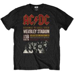AC/DC Unisex T-Shirt: Donington Set BLACK