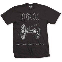 AC/DC Unisex T-Shirt: About to Rock BLACK
