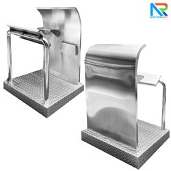 โพเดียมรปภ.รุ่น PD-GR-01 ขนาด (W) 85 x (L) 85 (H) 135 ซม. สแตนเลส เกรด304 ไม่เป็นสนิม แข็งแรง ทนทาน พร้อมที่นั่ง และช่องใส่เอกสาร