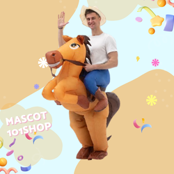 ชุดขี่ม้าเป่าลม สำหรับผู้ใหญ่ ชุดขี่ม้าพองลม