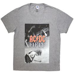 AC/DC Unisex T-Shirt: Angus Stage GREY