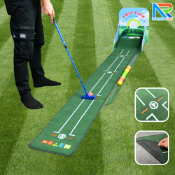 เช่าเกมส์กอล์ฟ ขนาด (W)46 x (L)274 x (H)50 cm. พร้อมไม้พัตเตอร์ปรับระดับได้ 1 อัน และลูกกอล์ฟโฟม 12 ลูก