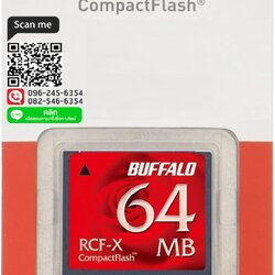 BUFFALO,Compact Flash Card, CF Card 64MB,RCF-X64MY ,CF Card,เครื่องจักร,Industrial CF