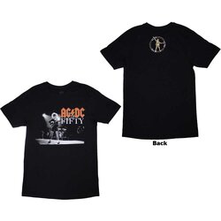 AC/DC Unisex T-Shirt: On Stage Fifty (Back Print) BLACK