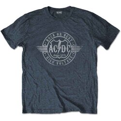 AC/DC Unisex T-Shirt: Rock or Bust HEATHER GREY