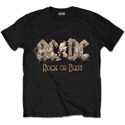 AC/DC Unisex T-Shirt: Rock or Bust BLACK