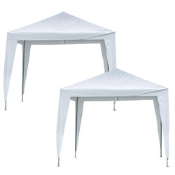 เช่าเต๊นท์สีขาว ทรงปิรามิด ขนาด 3x3 ม.พร้อมขาตั้ง